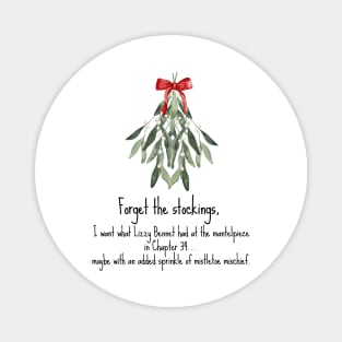 Funny Jane Austen Christmas Quote Magnet